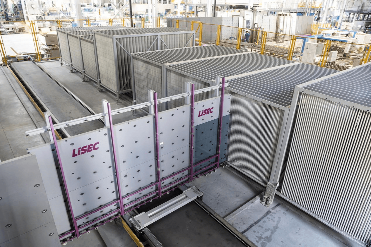 Lisec insulating glass intelligent connection production system