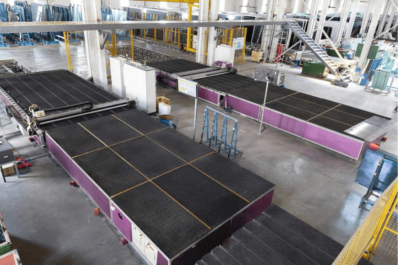 Lisec insulating glass intelligent connection production system